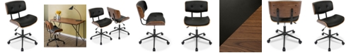 Lumisource Lombardi Faux Leather Office Chair